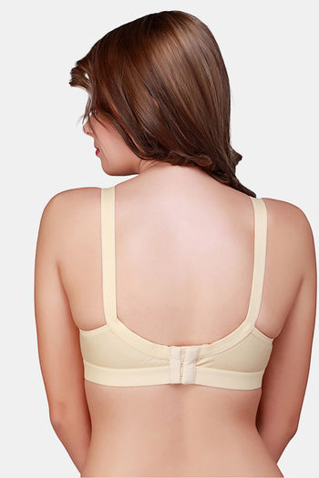 Buy Floret Double Layered Wirefree Super Support Bra - Skin at Rs