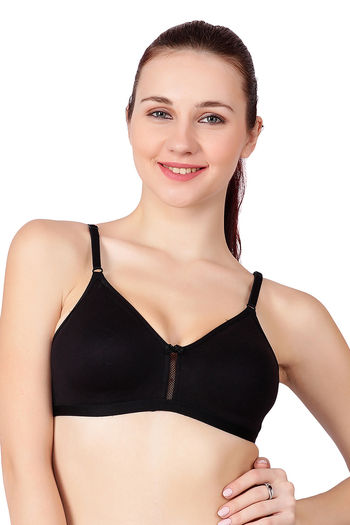 Floret Women's Double Layered Wirefree Minimizer Bra – Online Shopping site  in India