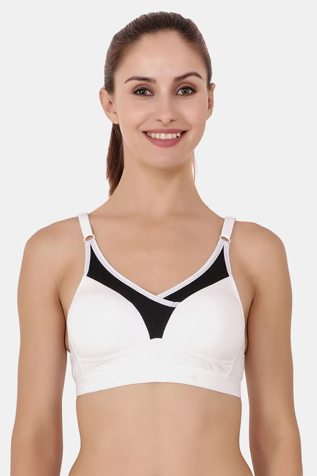 Buy Floret Wirefree Natural Lift Push up Bra - Lime Green at Rs