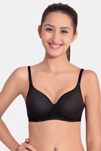Buy Floret Double Layered Wirefree Natural Lift Nursing Bra - Black at  Rs.479 online