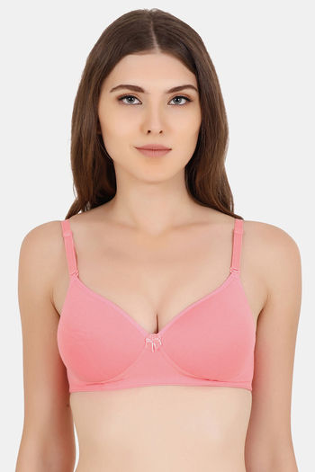 Buy Floret Extra Soft Cups Wirefree Natural Lift Push Up Bra - Rose
