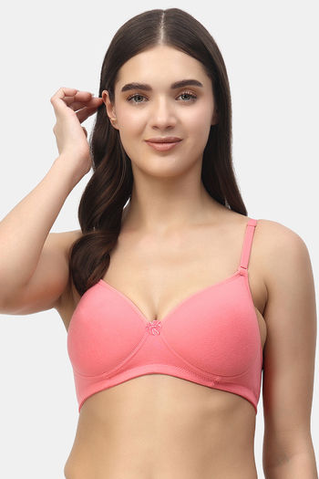 Buy Floret Extra Soft Cups Wirefree Natural Lift Push Up Bra - Rose