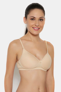 Buy Floret Extra Soft Cups Wirefree Natural Lift Push Up Bra - Skin