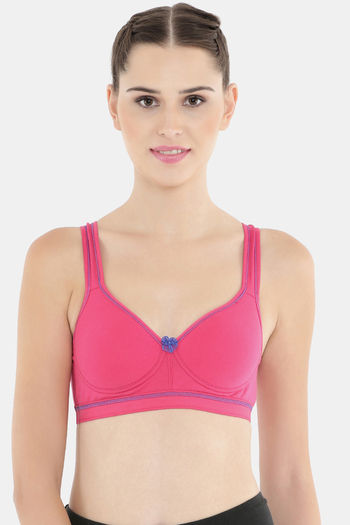 Buy Zivame Mosaic Valley Push Up Wired Medium Coverage Bra - Pink Print at  Rs.657 online
