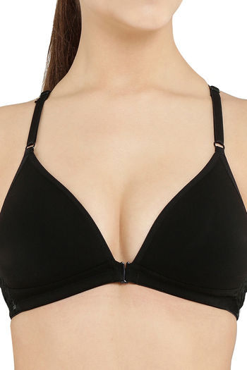 Buy Floret Wirefree Natural Lift T-Shirt Bra - Black at Rs.529