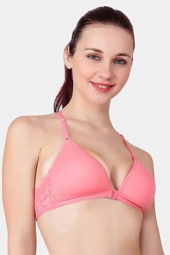 Buy Floret Wirefree Natural Lift Push-Up Bra - Magenta at Rs.599