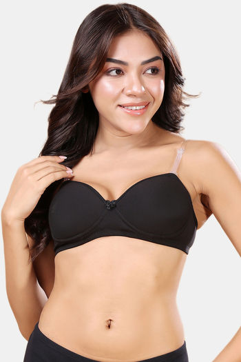 Buy Floret Wirefree Natural Lift T-Shirt Bra - Black