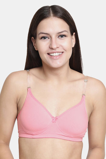 Buy Floret Women's Cotton Non Padded Non-Wired Sports Bra