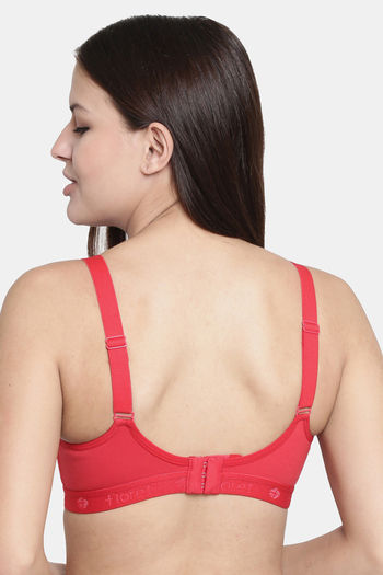 Buy Floret Double Layered Non Wired Full Coverage Minimiser Bra - Pink3 at  Rs.469 online