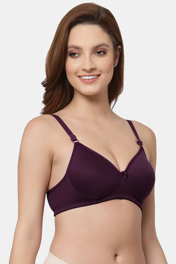 Buy Floret Padded Non-Wired 3/4Th Coverage T-Shirt Bra - Nude at Rs.399  online