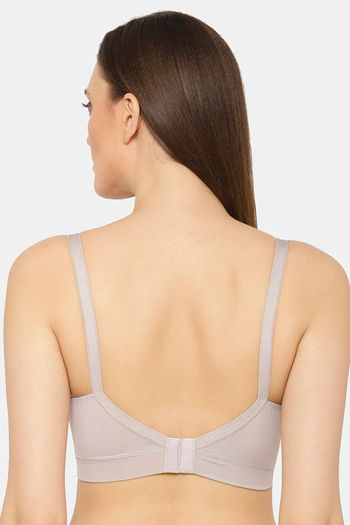 Buy Floret Double Layered Non-Wired Full Coverage Minimiser Bra - Mineral  at Rs.439 online
