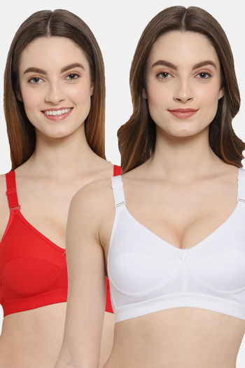 Buy Amante Double Layered Non Wired Full Coverage Cami Bras Bra - White at  Rs.445 online