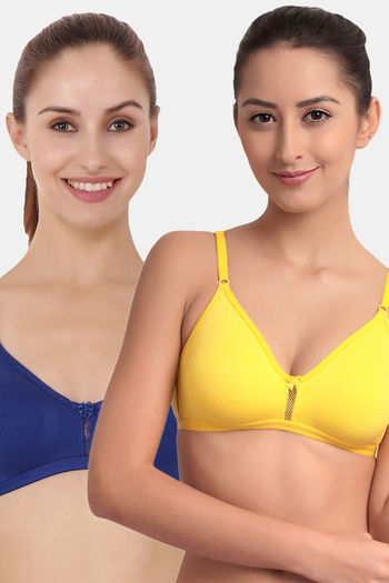 Buy Zivame Yellow Full Coverage Double Layered Bra for Women's