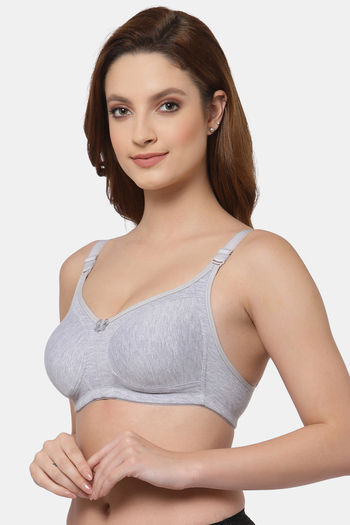 Buy Zivame True Curv Double Layered Non Wired Full Coverage Super Support  Bra - Limoges at Rs.583 online