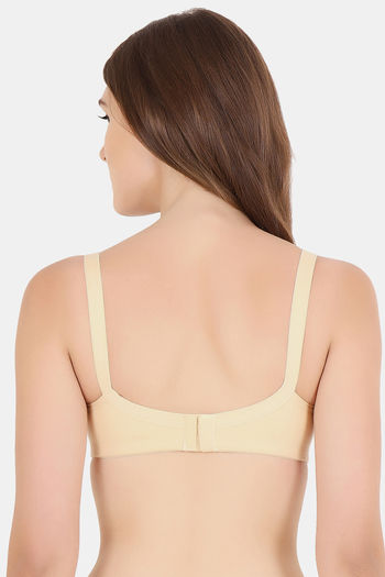 Buy Floret Double Layered Non Wired Full Coverage Super Support Bra -  Iceberg Skin at Rs.898 online