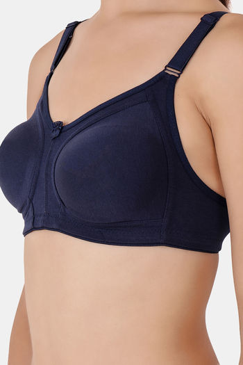 Buy Floret Double Layered Non Wired Full Coverage Super Support Bra - Rose  Lime Green at Rs.898 online