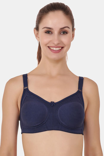 Buy Floret Double Layered Non Wired Full Coverage Super Support Bra - Rose  Lime Green at Rs.898 online