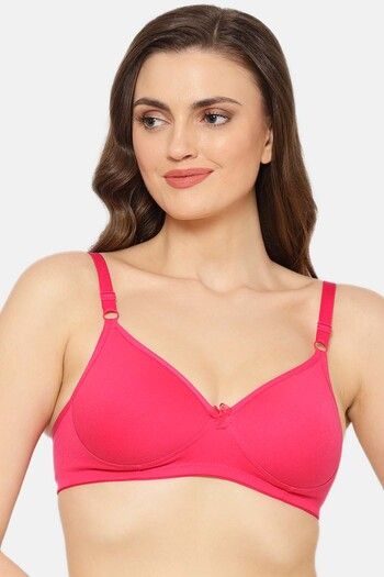 Buy Floret Padded Non-Wired Full Coverage T-Shirt Bra - Magenta