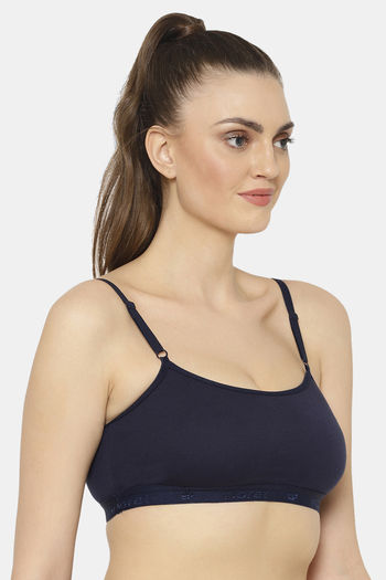 Buy Floret High Impact Seamless Sports Bra - Navy Blue at Rs.599 online