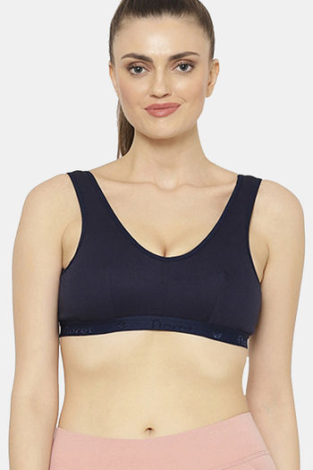 Buy Zelocity Quick Dry Sports Bra With Removable Padding - Medieval Blue at  Rs.718 online