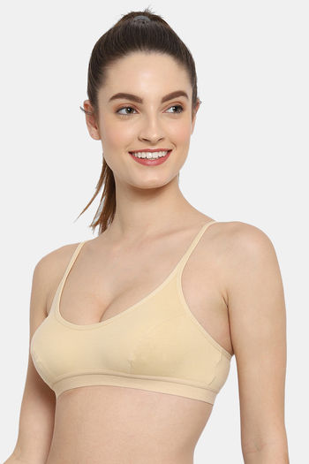 Buy Floret Medium Impact Slip On Sports Bra - Pink at Rs.239 online