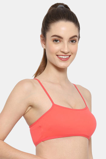 Buy Floret Medium Impact Seamless Sports Bra - Sky at Rs.219 online