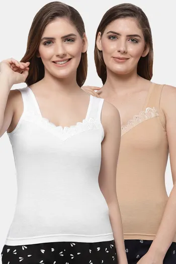 Buy Neotea Women's/ bra Camisole Slip Combo Pack of 5 - 80cm Online at Best  Prices in India - JioMart.