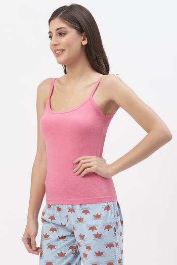 Floret Cotton Camisole (Pack of 2) - Skin