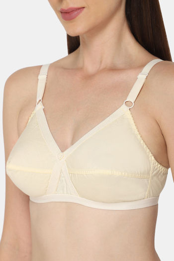 Buy Naidu Hall Single Layered Non Wired 3/4th Coverage Bra - Skin at Rs.185  online
