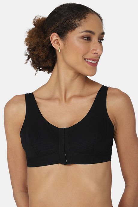 Buy Naidu Hall Single Layered Non Wired 3/4th Coverage Bra - Black at  Rs.175 online