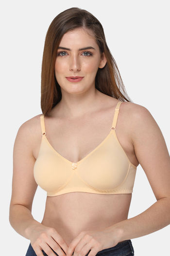 Zivame Miracle Double Layered Non Wired Full Coverage T-Shirt Bra - Skin