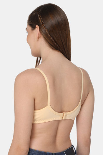 Buy Naidu Hall Women's Polyester Non-Padded, Non-Wired, Moderate Coverage, Molded, with Thin Strap Regular Bra, 1 Piece