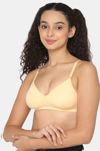 Buy Naidu Hall Single Layered Non Wired 3/4th Coverage Bra - Pink at Rs.175  online