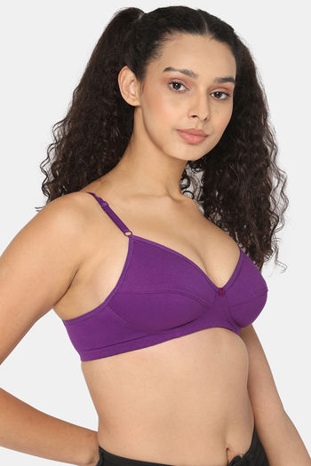 Buy Naiduhall Non Wired Non Padded Medium Coverage Saree Bra - Magic Purple  at Rs.170 online