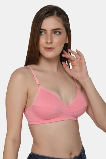 Buy Naiduhall Non Wired Non Padded Medium Coverage Saree Bra - Pink at  Rs.170 online