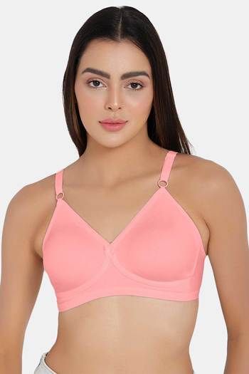 Buy Naidu Hall Double Layered Non Wired Full Coverage Bra - Pink