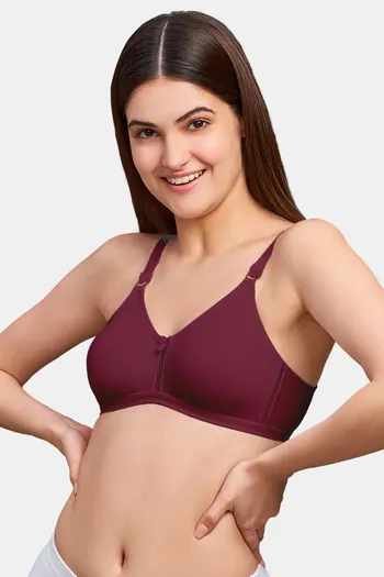 Buy Naidu Hall Double Layered Non Wired Full Coverage T-Shirt Bra