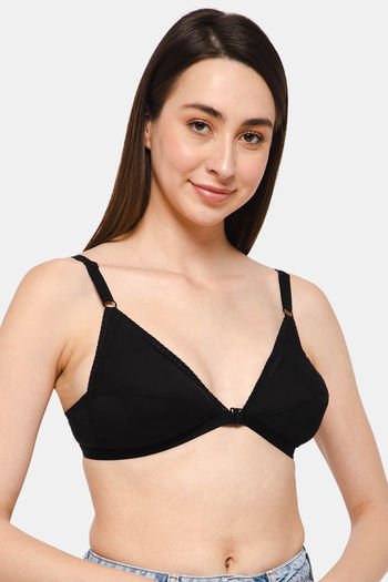 Buy PrettyCat Padded Wired Front Closure Push-Up Bra - White at Rs.405  online