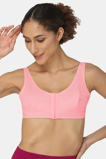 Buy Naidu Hall Double Layered Non Wired Full Coverage Blouse Bra - Pink at  Rs.175 online