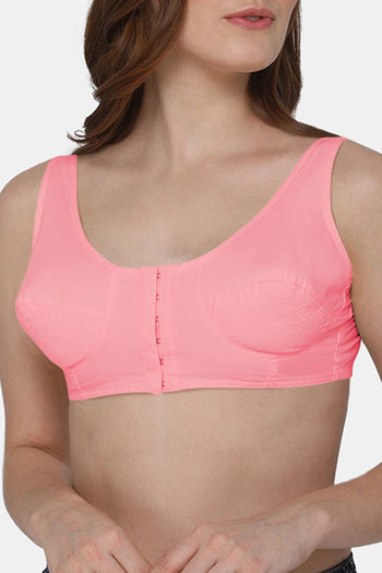 Buy Naidu Hall Double Layered Non Wired Full Coverage Blouse Bra - Pink at  Rs.175 online