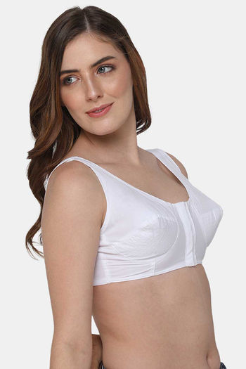 Buy Naidu Hall Double Layered Non Wired Full Coverage Blouse Bra - White at  Rs.165 online