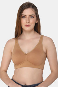 Buy Trylo Single Layered Non-Wired Full Coverage T-Shirt Bra - Black at  Rs.395 online