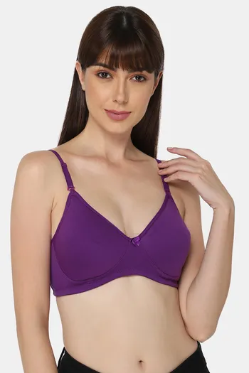 Buy Intimacy Padded Non Wired Medium Coverage T-Shirt Bra - Magic Purple at  Rs.270 online