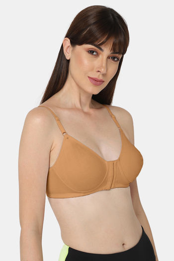 Buy Intimacy Double Layered Non Wired Medium Coverage T-Shirt Bra - Dark  Skin at Rs.310 online