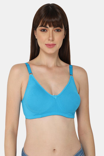 Buy Clovia Level 1 Push-up Non-wired Demi Cup Multiway T-shirt Bra-  Multicolor (Pack of 2) Online