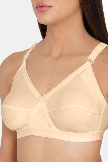 Buy Intimacy Single Layered Non Wired Full Coverage T-Shirt Bra - Skin at  Rs.295 online
