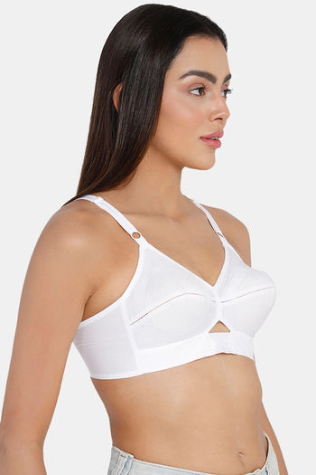 Buy Intimacy Single Layered Non Wired Full Coverage T-Shirt Bra - White at  Rs.295 online