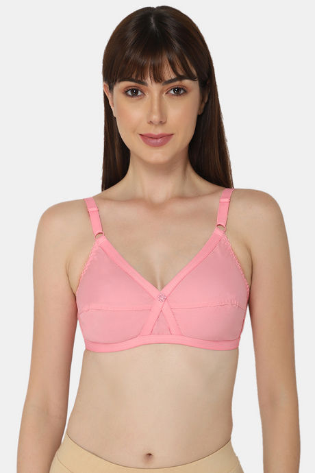 Intimacy Single Layered Non Wired 3/4th Coverage T-Shirt Bra - Pink