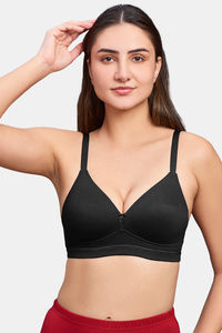 Buy Zivame Girls Double Layered Non Wired Full Coverage Bralette - Love  White at Rs.247 online