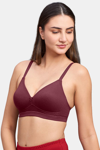 Marks & Spencer Womens Polyester Blend Non Wired & Non Padded T-Shirt Bra  Raspberry : : Fashion